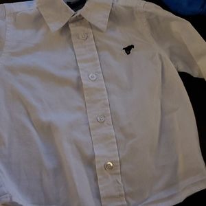 L/S Button Up White Shirt